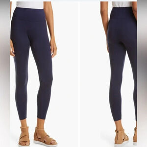 New Eileen Fisher Stretch Jersey Knit High Waist Ankle Legging Midnight Blue XXS